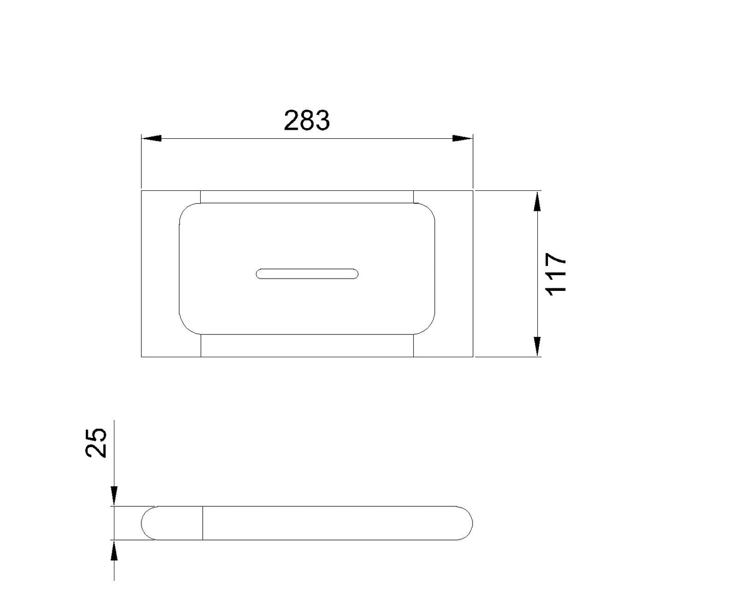 Soap Holder Wall Mount - 3805D