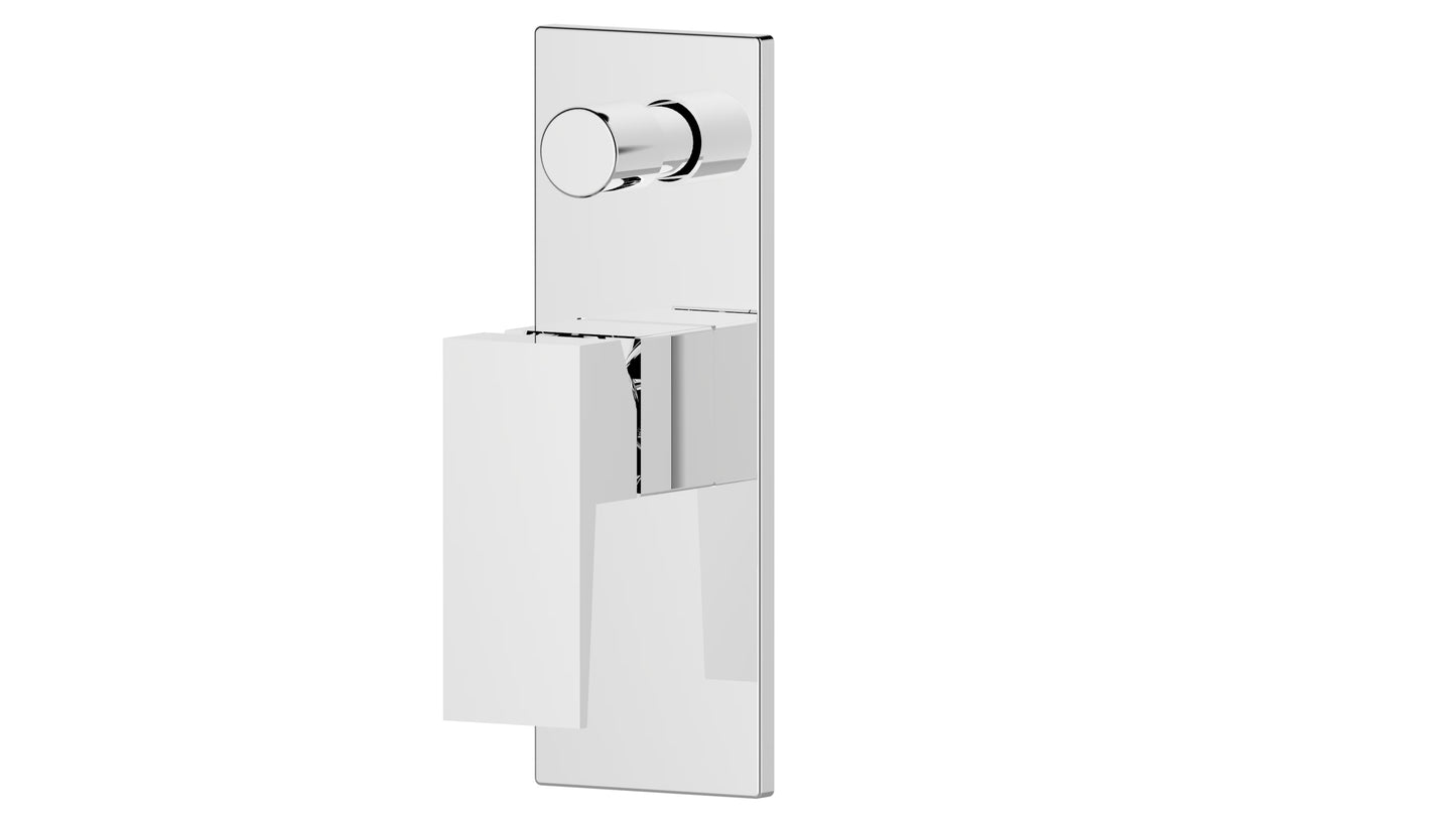 Veleta Wall Mixer With Diverter Chrome - 552686-HYB55-501