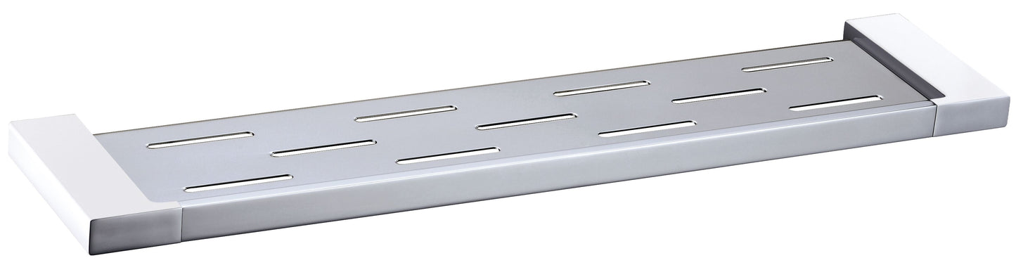 Eden Shelf Metal Chrome / White -5609-1-CW
