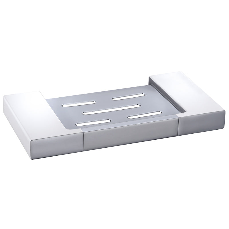 Eden Soap Dish Chrome / White -5610-CW