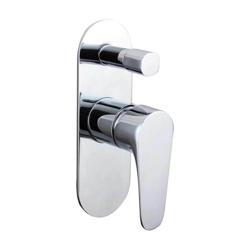 Lava Oval Handle Wall Mixer With Diverter -PH3002SB