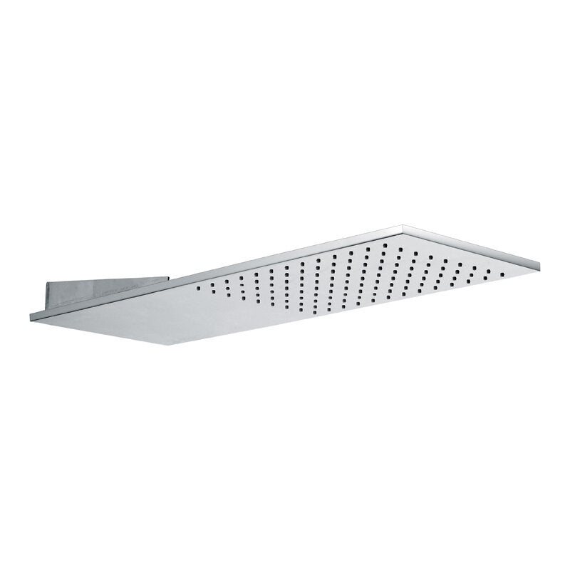 Eden Rectangle Brass Shower Head - PRB001CP