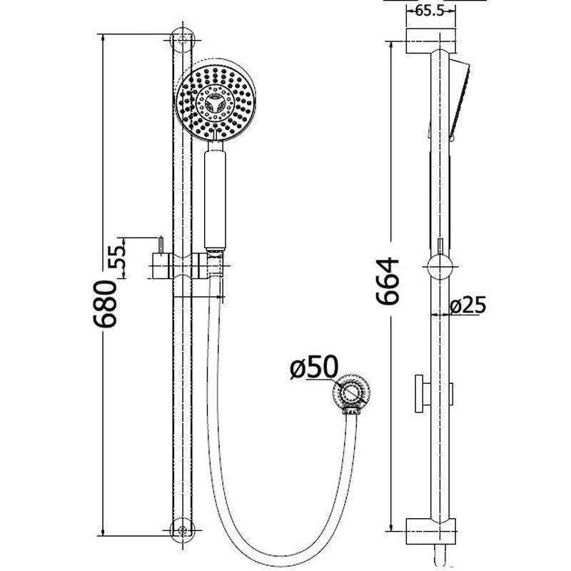 Sliding Shower Set - PSH017