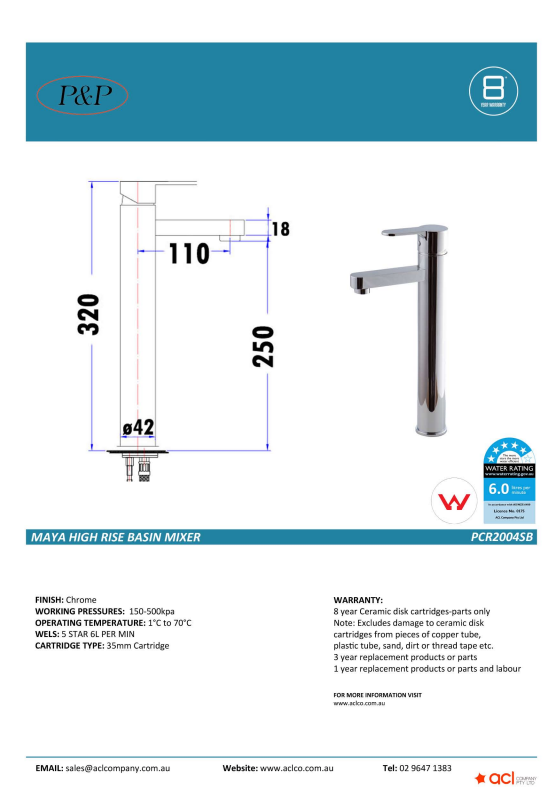 Maya Round Spoon Shaped Handle Wall Mixer With Diverter - PCR3002
