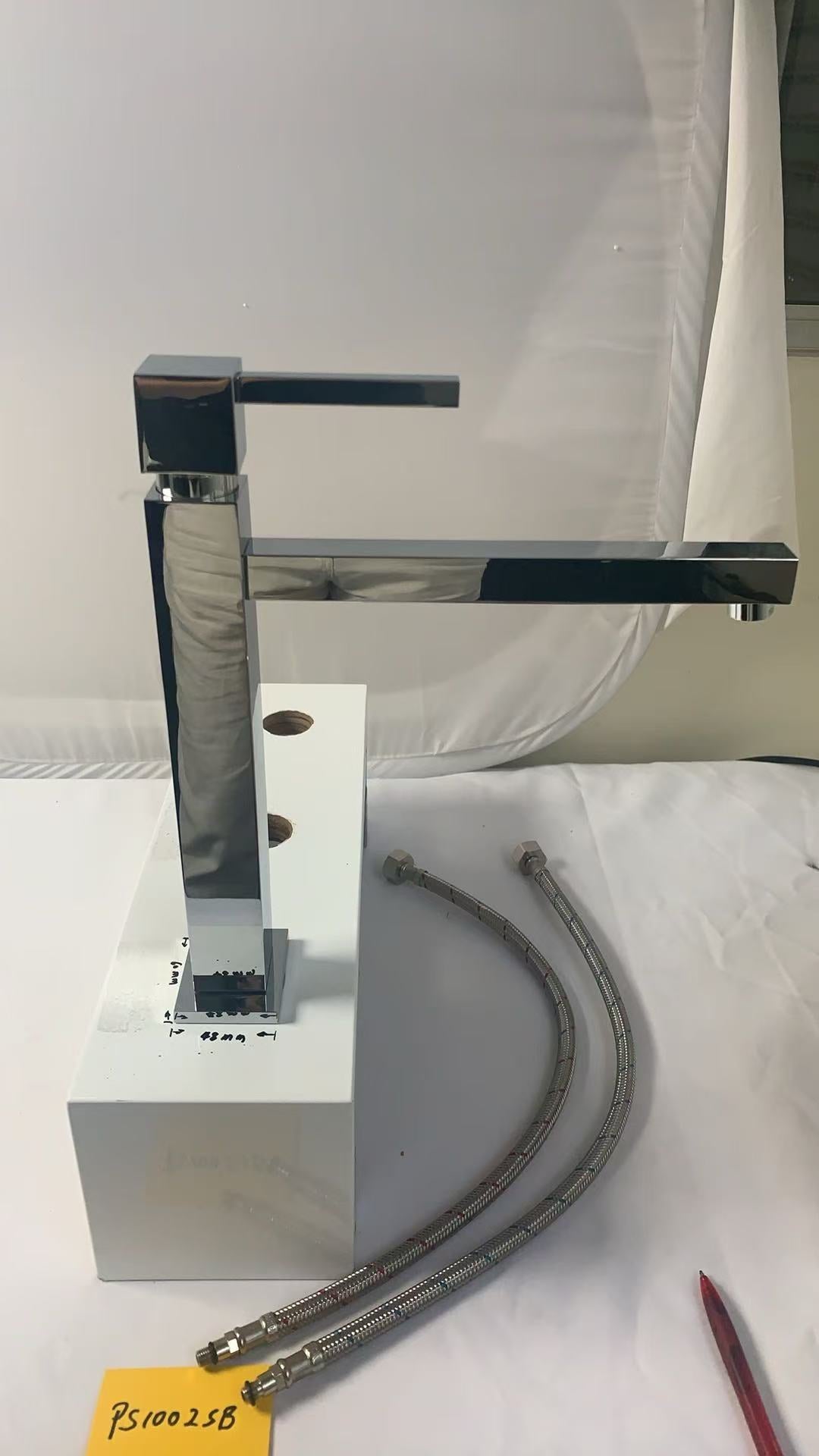 Sara Slim Rectangle Handle Sink Mixer -PS1002SB