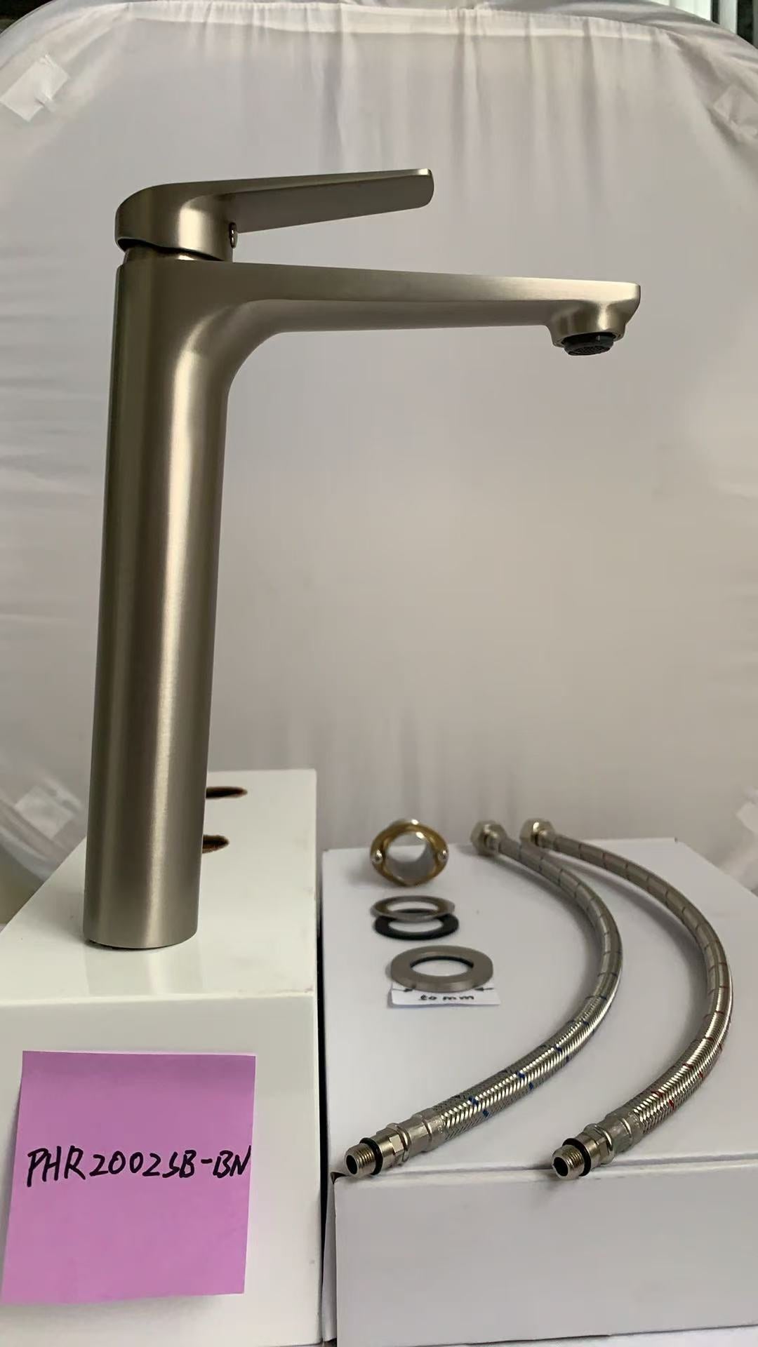Regal High Rise Basin Mixer Brushed Nickel - PHR2002SB-BN