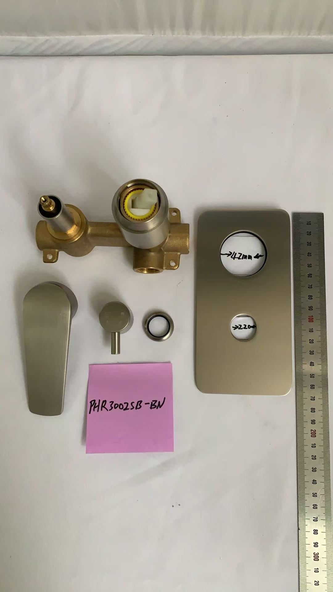 Regal Wall Mixer with Diverter Brushed Nickel -PHR3002SB-BN