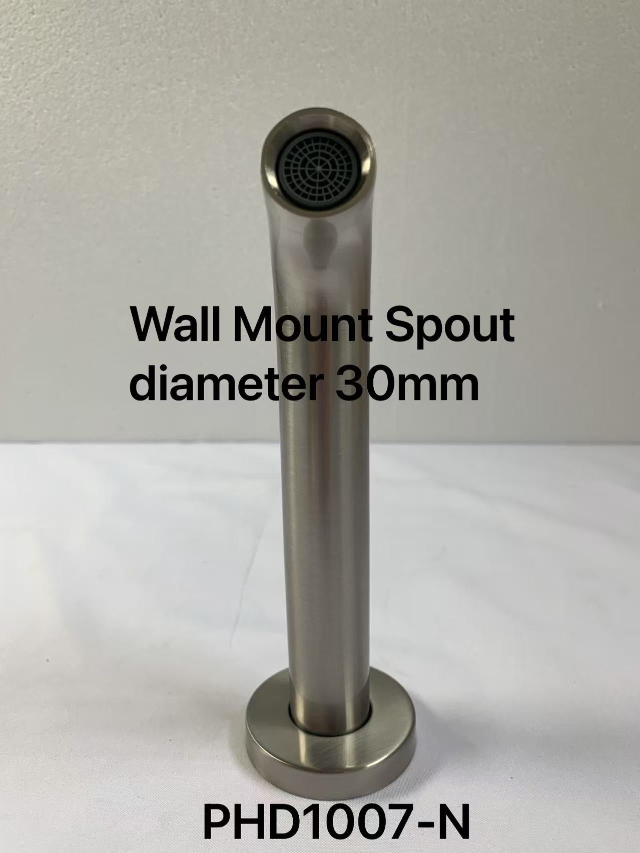 Yale L-Cylinda Bath Spout Long Brushed Nickel -PHD1007-N