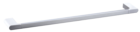 Cora Towel Rail Single Chrome / White 800mm
