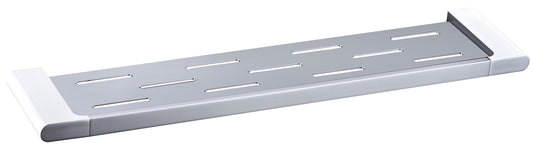 Cora Shelf Metal Chrome / White - 5309-1-CW
