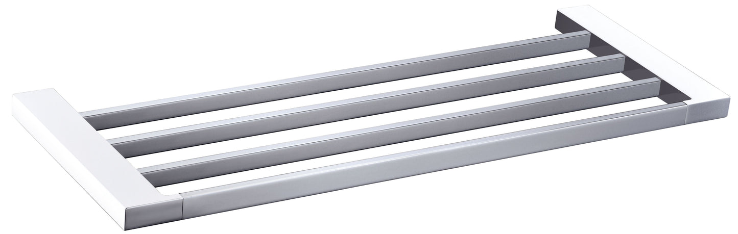 Eden Towel Rack Chrome / White -5603-600-CW