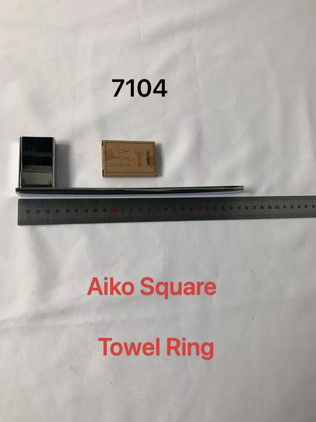 Aiko Square Towel Ring -7104
