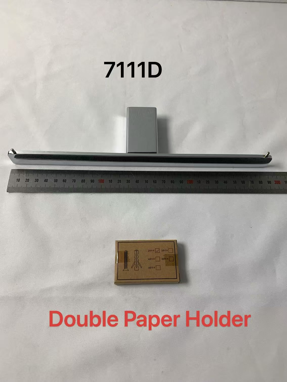 Aiko Square Double Toilet Paper Holder - 7111D
